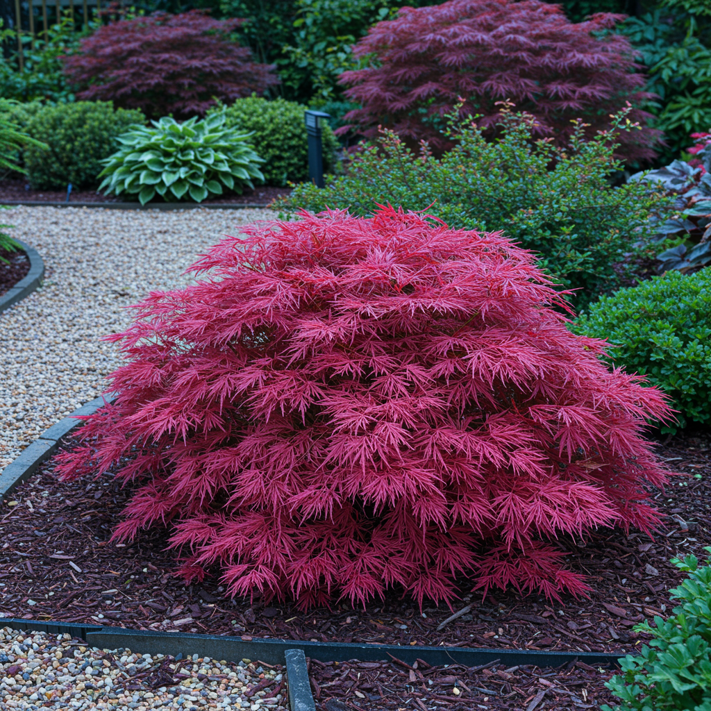 Acer palmatum 'Pink Dwarf' - Japanse Esdoorn - hoogte 70cm