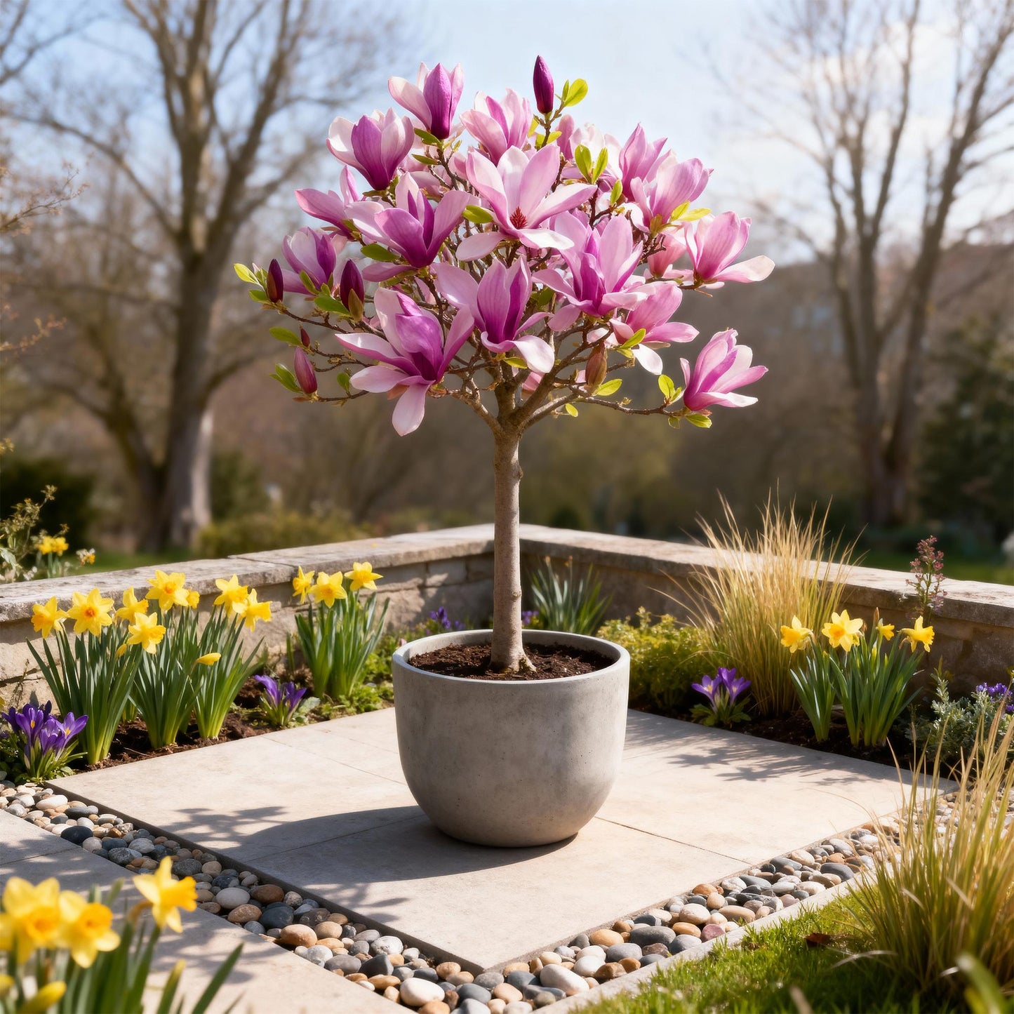 Magnolia 'Susan' op stam - Magnolia - hoogte 90cm