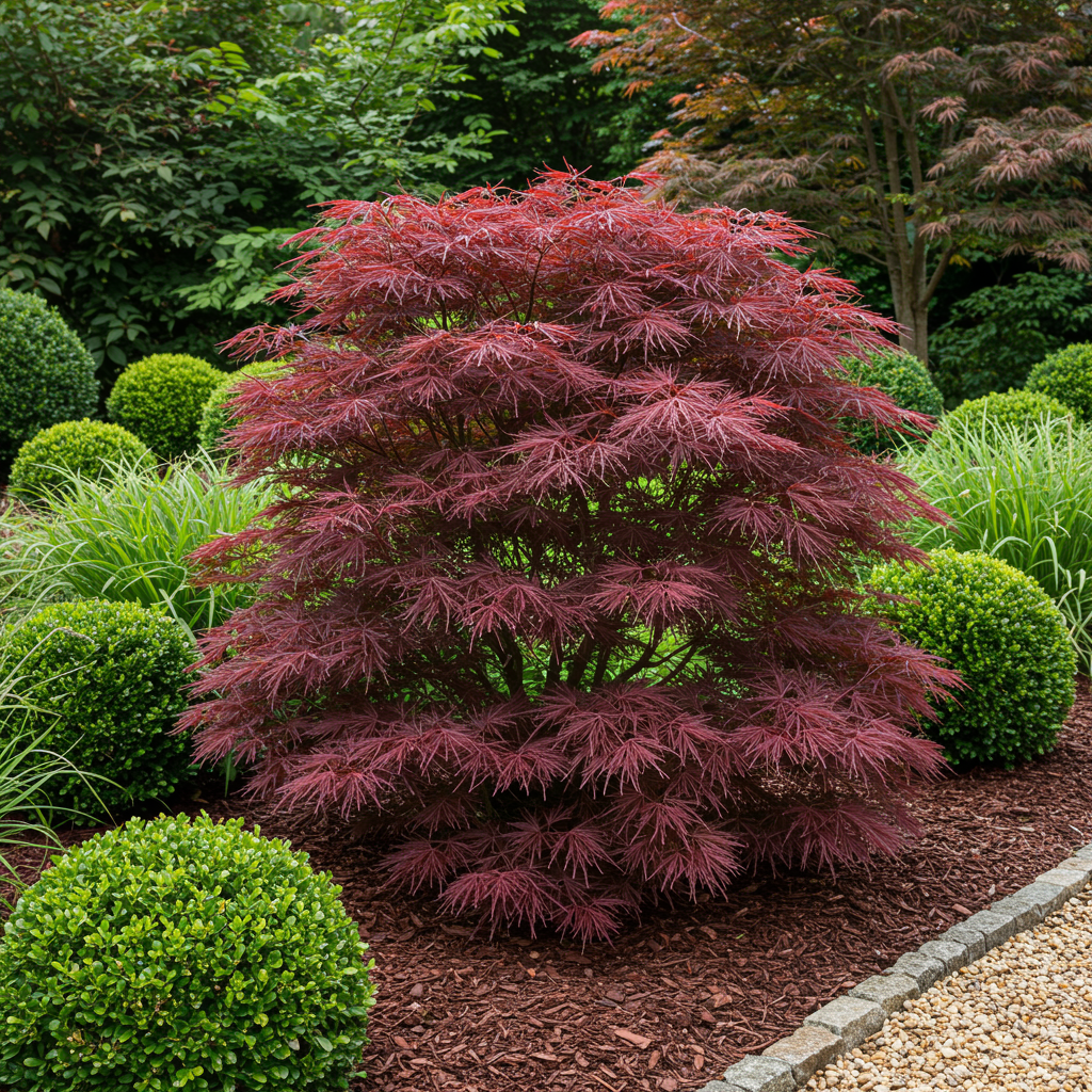 Acer palmatum 'Sumi-Nagashi' - Japanse Esdoorn - hoogte 70cm