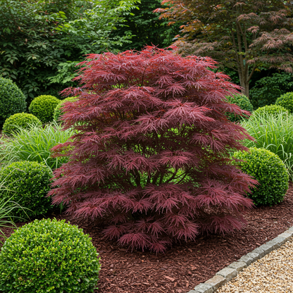 Acer palmatum 'Sumi-Nagashi' - Japanse Esdoorn - hoogte 70cm