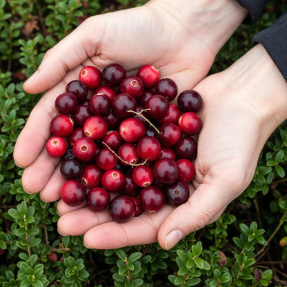 Vaccinium macrophylla 'Early Black' - Cranberriebes - 3 planten - Pot 9cm