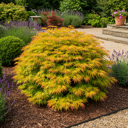 Acer palmatum 'Summergold' - Japanse Esdoorn - hoogte 70cm