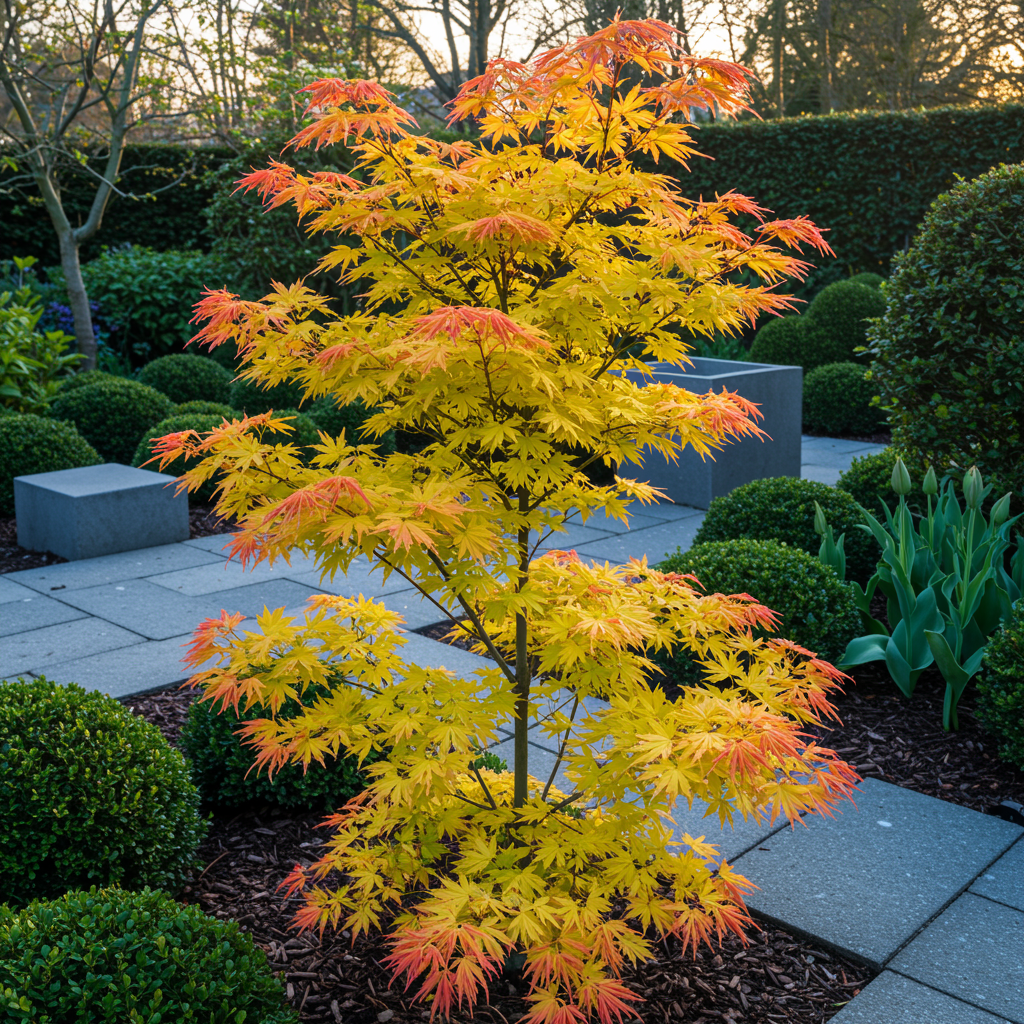 Acer palmatum 'Orange Dream' - Japanse Esdoorn - hoogte 70cm
