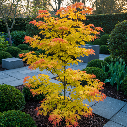 Acer palmatum 'Orange Dream' - Japanse Esdoorn - hoogte 70cm