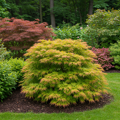 Acer palmatum 'Methamorphosa' - Japanse Esdoorn - hoogte 70cm