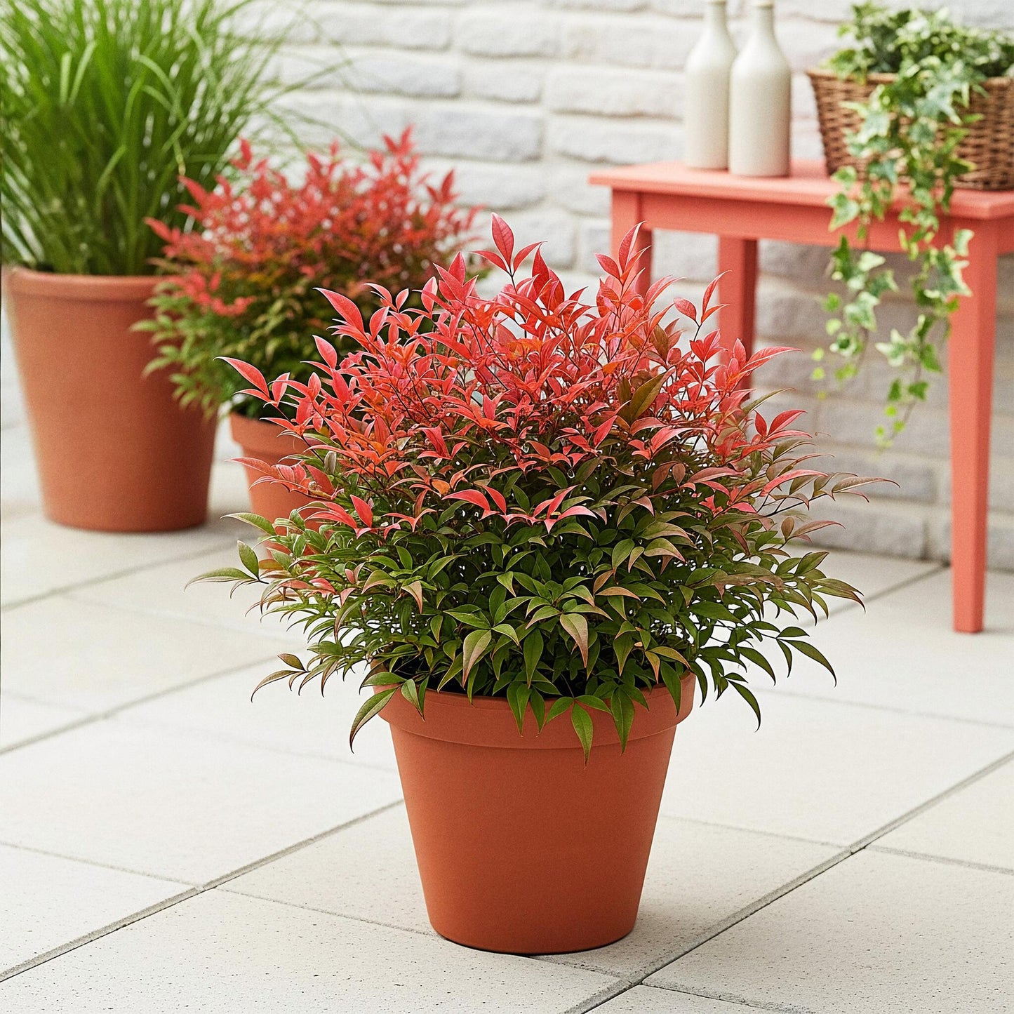 Nandina 'Obsessed' - Schijnbamboe - hoogte 45cm