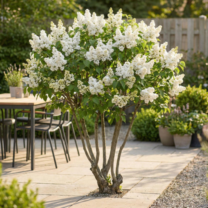 Syringa vulgaris mme Lemoine - Gewone Sering - hoogte 45cm