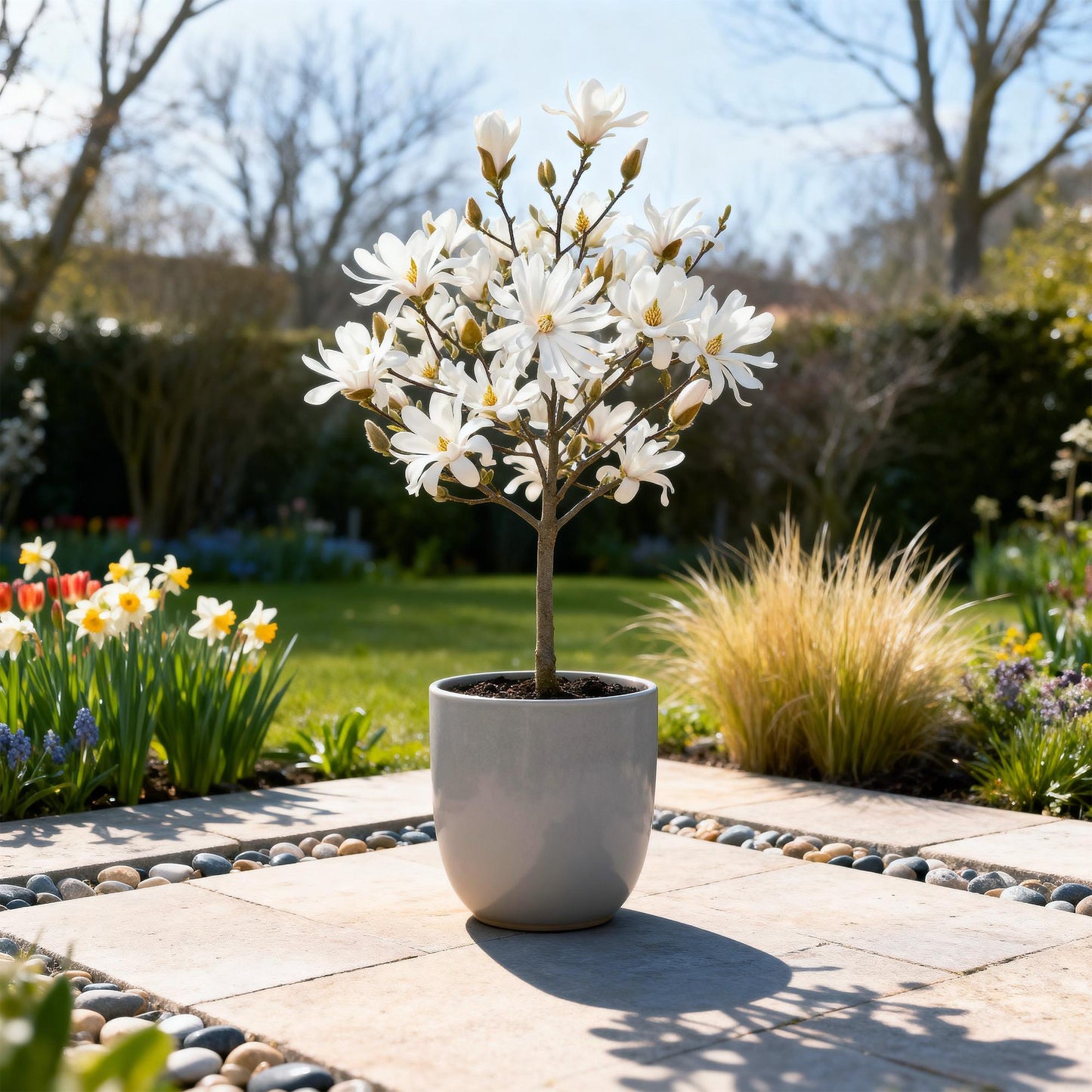 Magnolia stellata op stam - Stermagnolia - hoogte 90cm