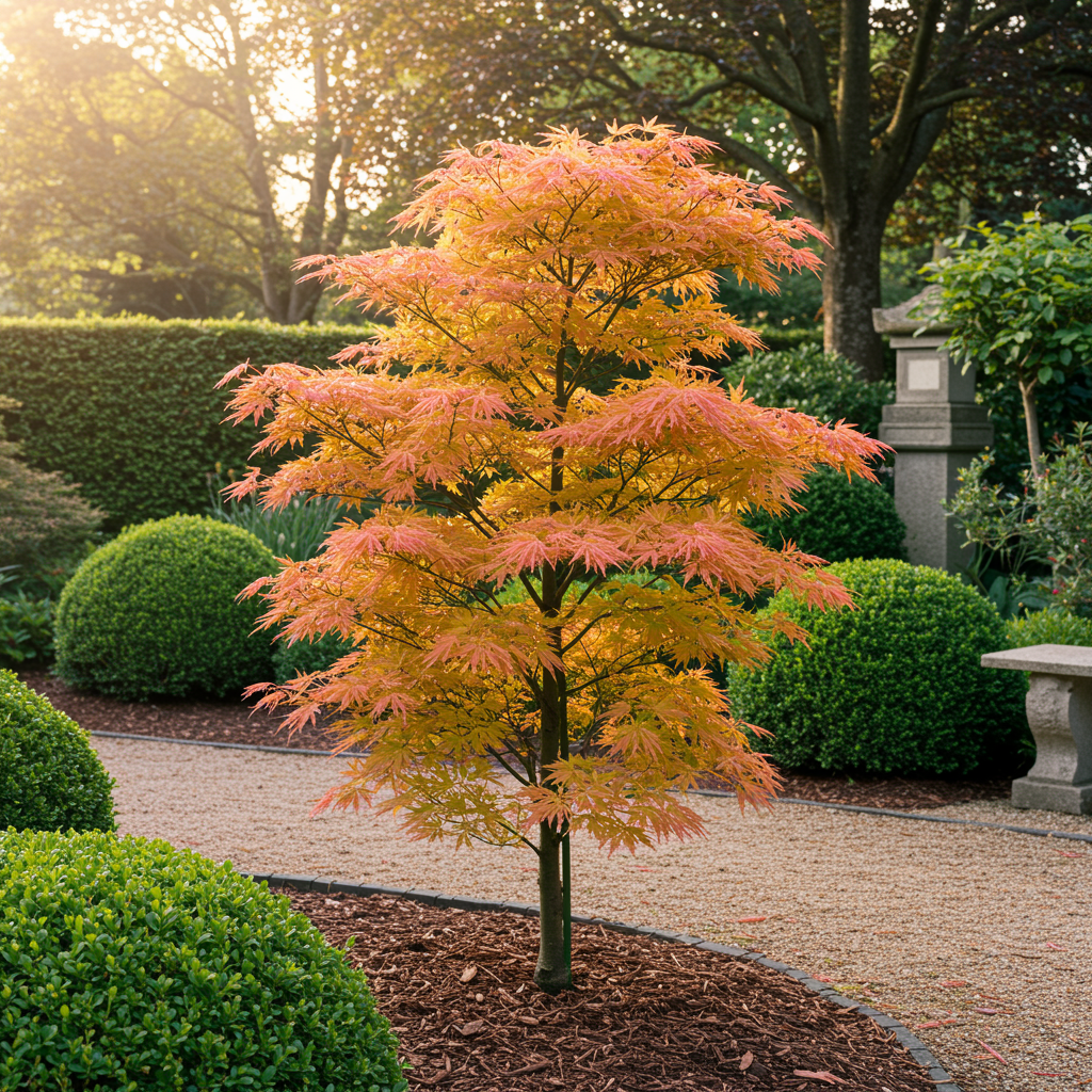 Acer palmatum 'Katsura' - Japanse Esdoorn -  hoogte 70cm