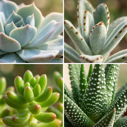 Mini Succulenten Mix - 9 Stuks - Ø 5,5 cm - Hoogte: 5-10 cm