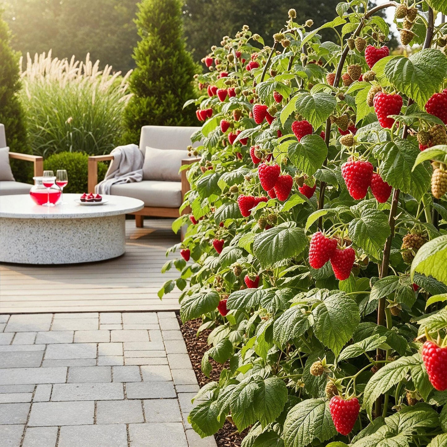 Rubus idaeus 'Heritage' - Framboos - -