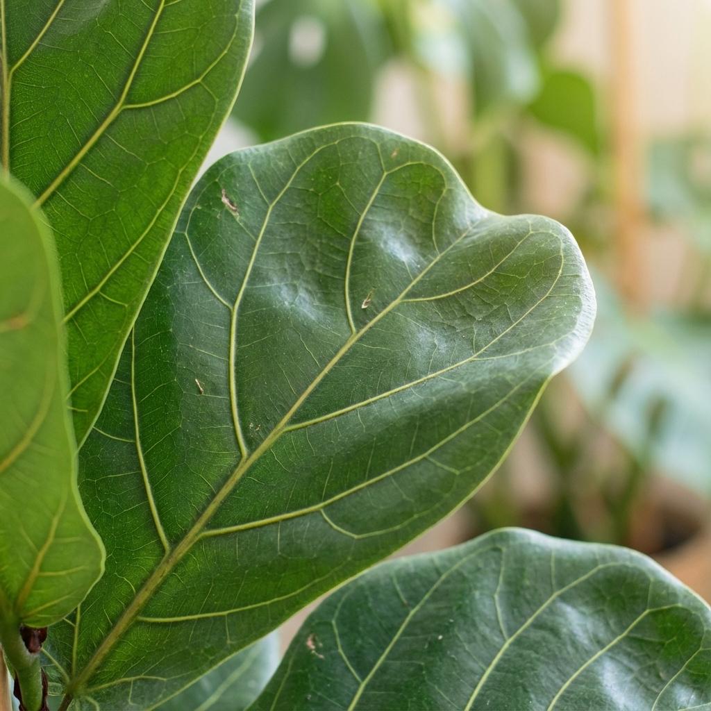 Ficus Lyrata - Vioolbladplant - pot 21cm - hoogte 75 - 85cm